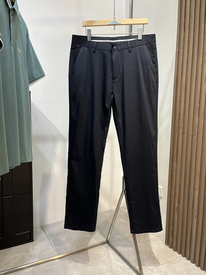 特！含桑蚕丝~轻奢触感！透气高垂商务休闲裤长裤 C18 男装 H5943