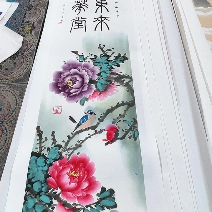 国画书画描金拓染金石传拓手写