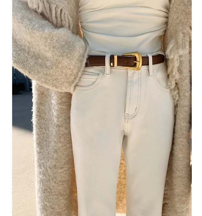 【晨曦专属】 女士皮带2024新款牛皮针扣腰带时尚韩版休闲女裤带