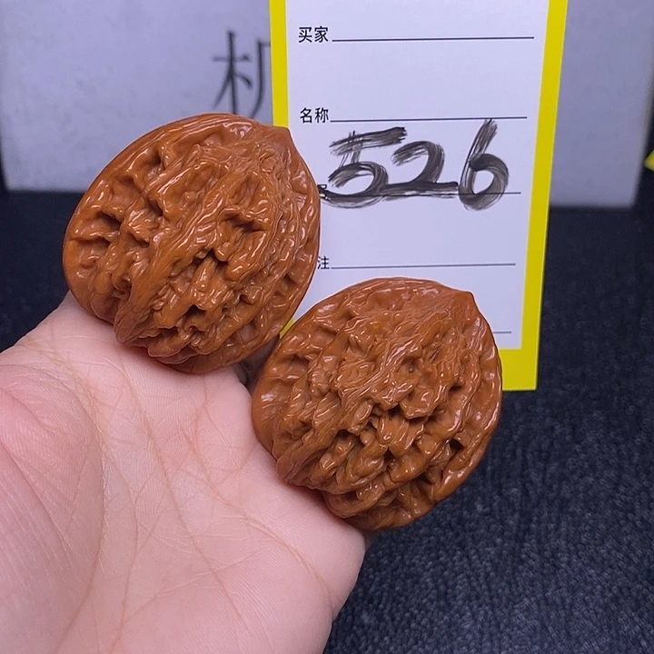 文玩核桃把件526/40虎头