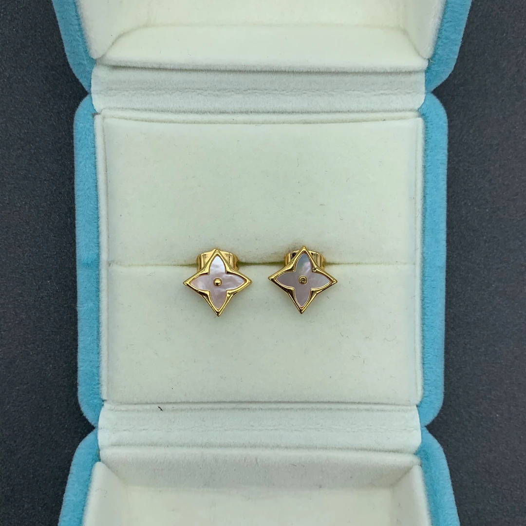 瑞福珠宝 手工镶嵌 百搭经典设计款耳饰 JD803