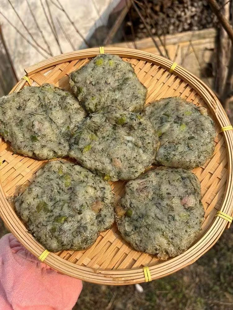 大别山蒿子粑粑特产土特产