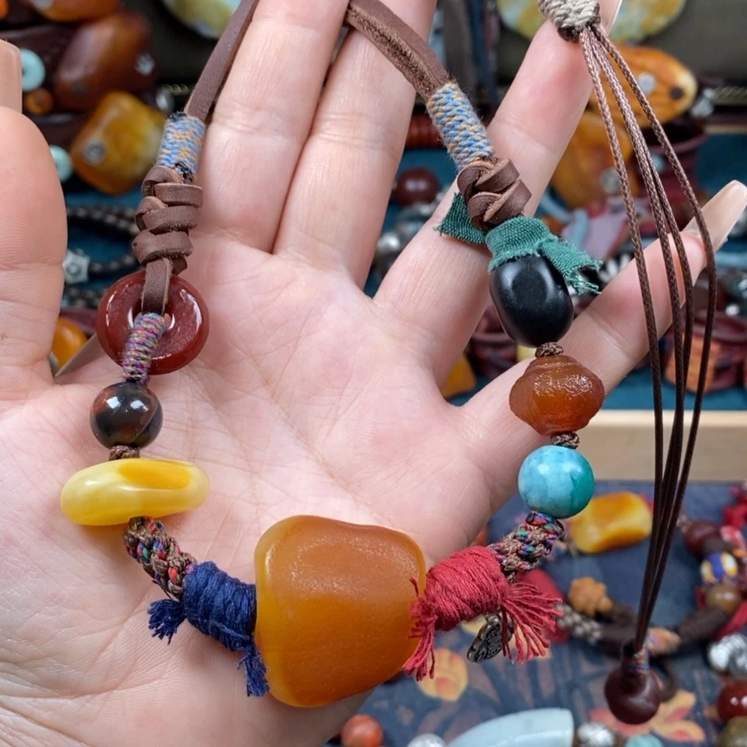 【闪购商品】蜜蜡颈饰未镶嵌项链