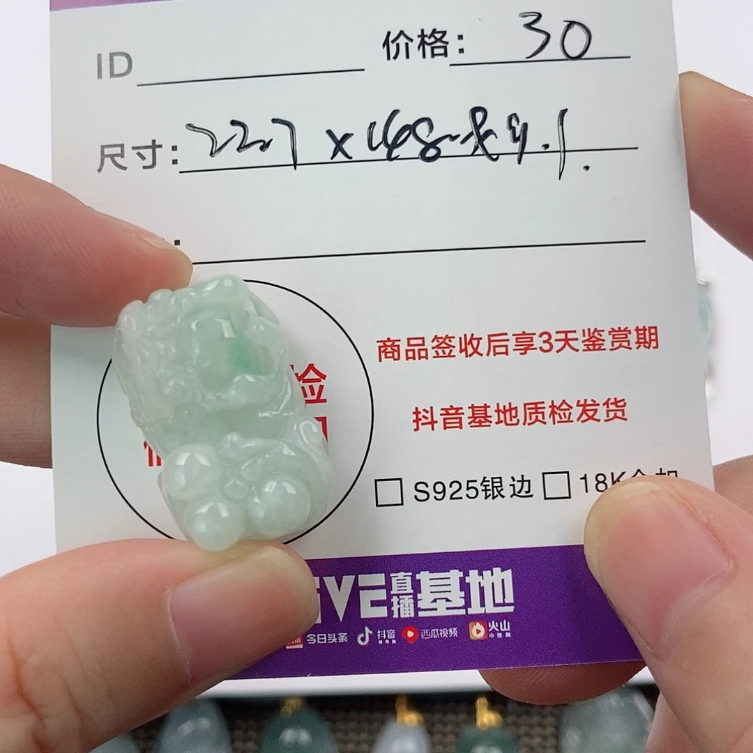 颈饰未镶嵌翡翠翡翠