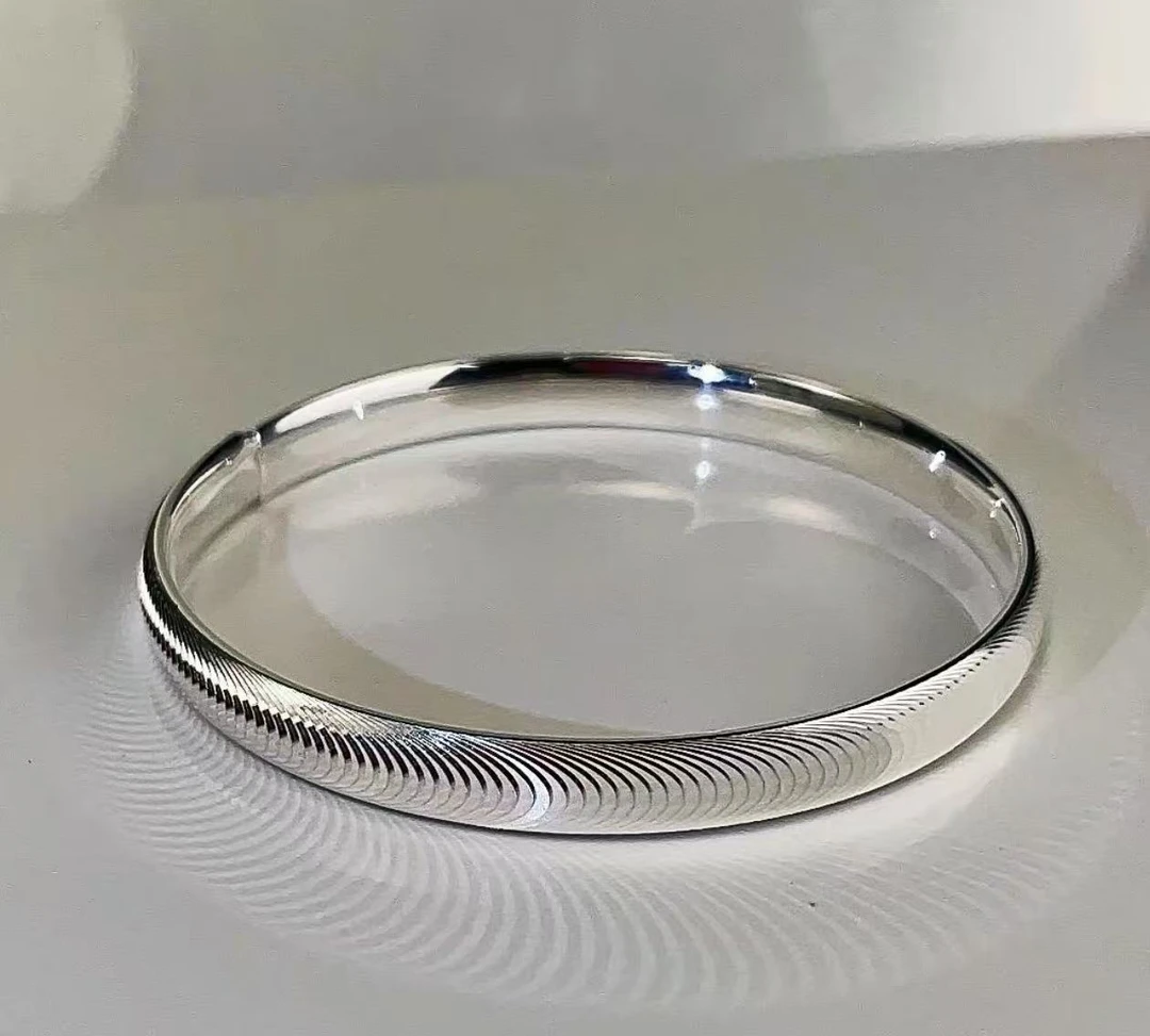 足银手镯  日用足银999.9手镯银饰饰品