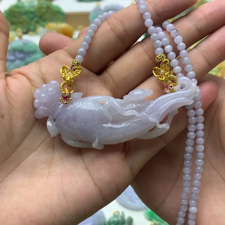 颈饰未镶嵌翡翠翡翠