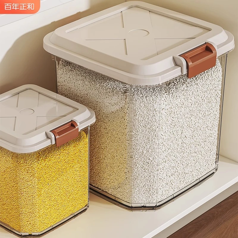 百年正和米桶家用防虫防潮密封装米桶大米面粉储存罐大容量储米箱