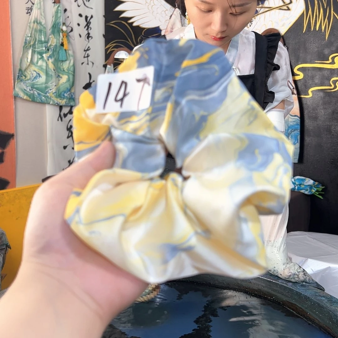 147圆饼发圈手作饰品
