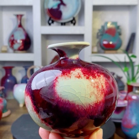 瓷片禹州神后钧瓷原产地~