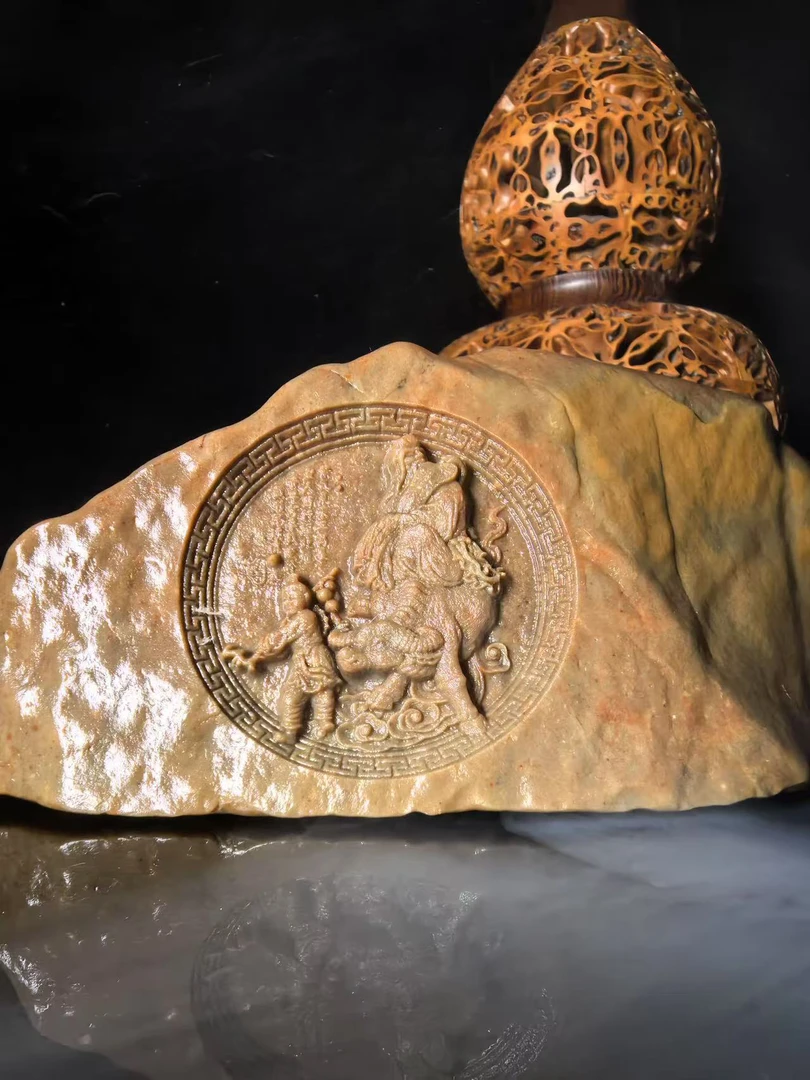 精品石雕（老子图）