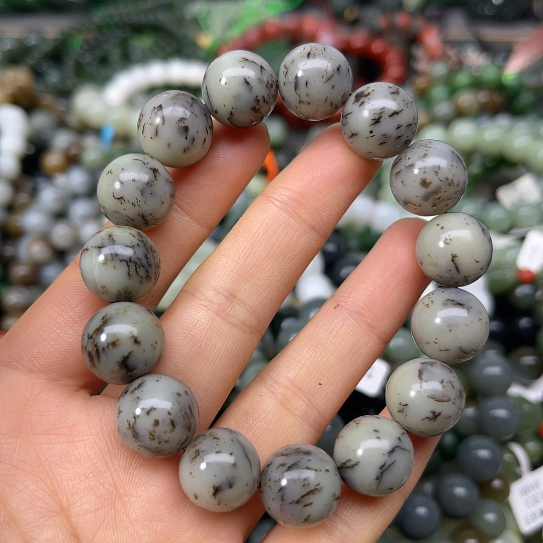 和田玉未镶嵌手链