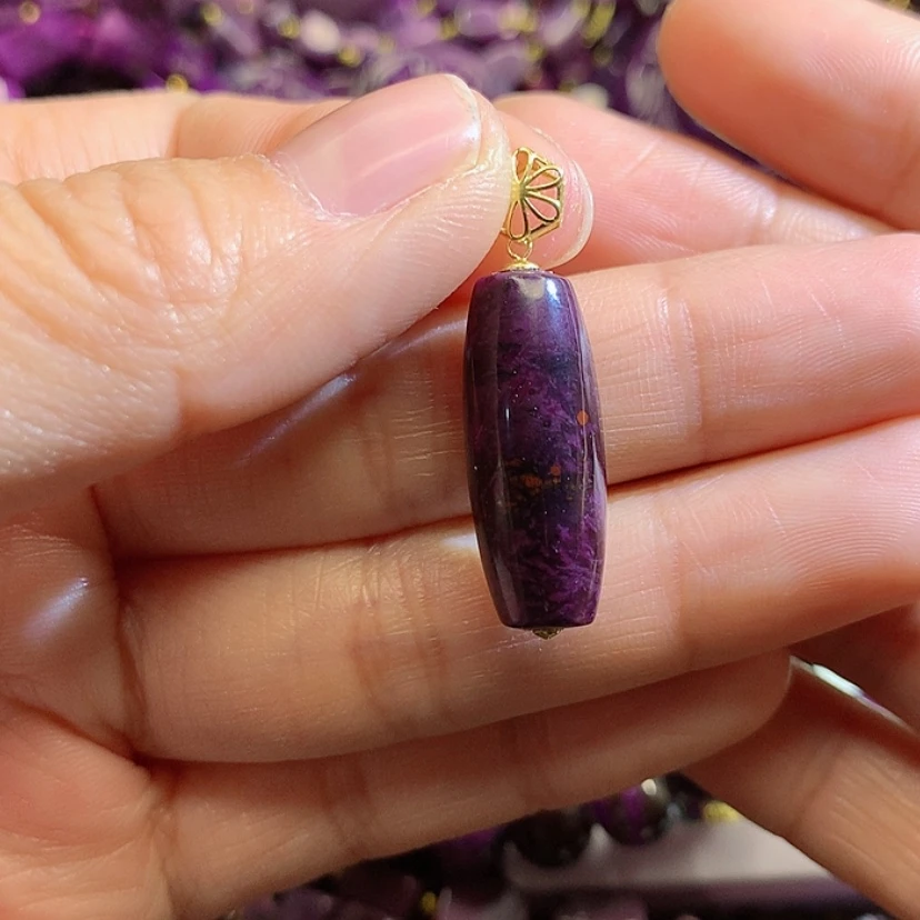 【闪购商品】苏纪石（舒俱来）吊坠18K金镶嵌