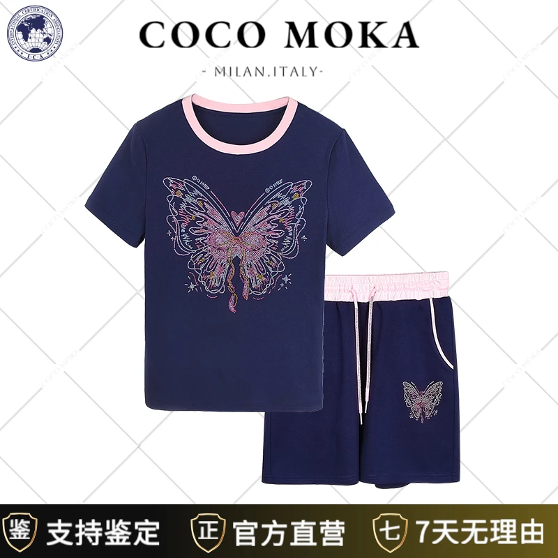 2025夏季新款短袖运动休闲套装女士时尚宽松潮流【TZ5329】