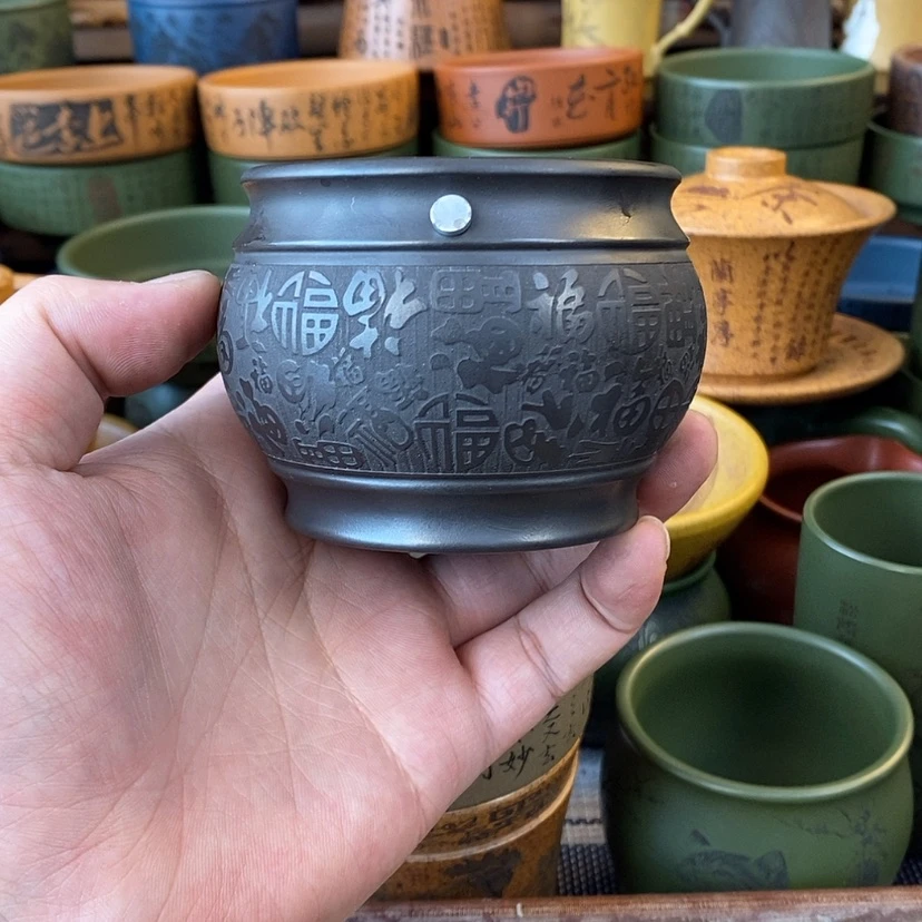 【闪购商品】紫砂杯子宜兴全手工紫砂杯