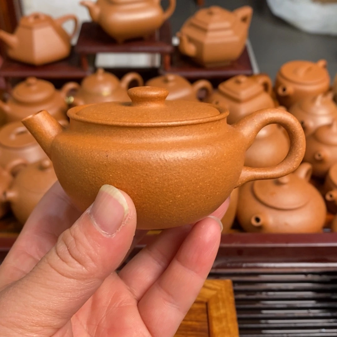 紫砂茶壶紫砂壶玉碗金降坡