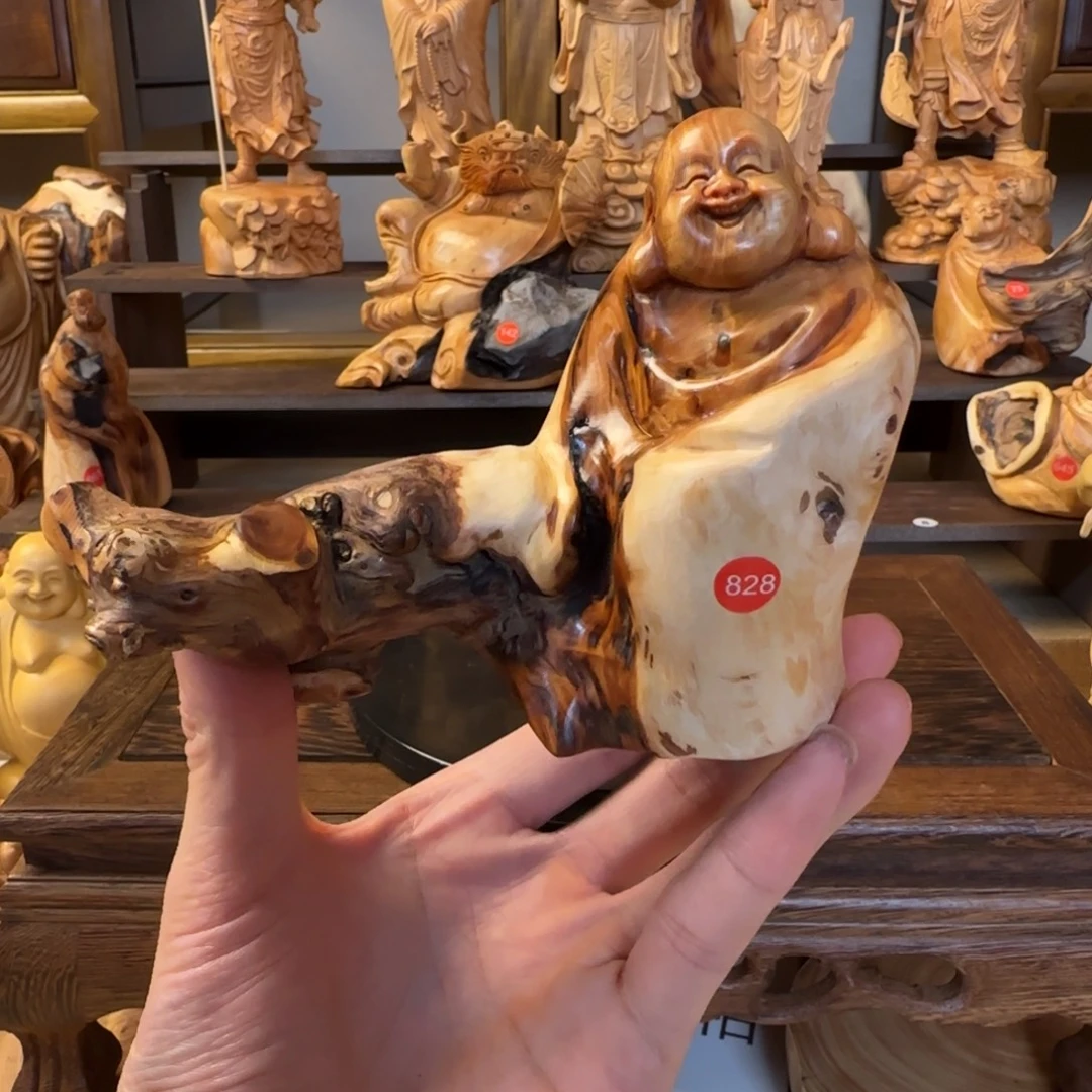 崖柏小木匠艺雕一物一拍