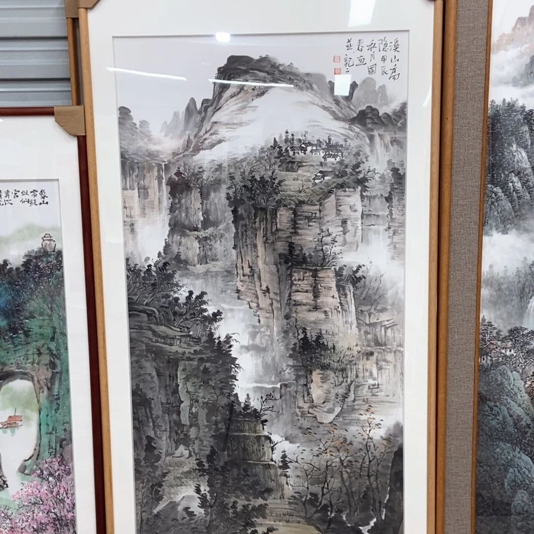 国画韦国春四尺真人真品