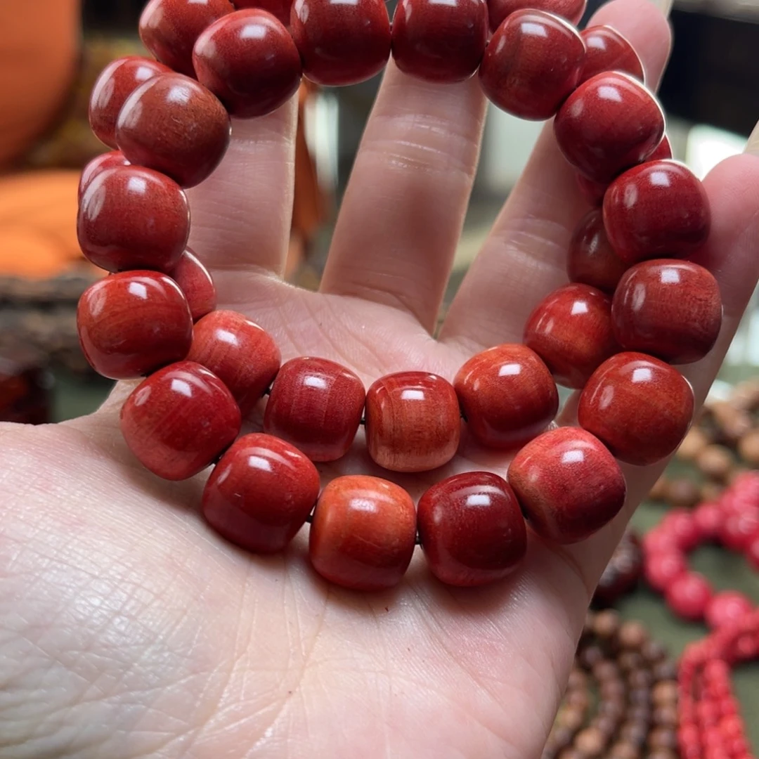 紫心苏木（紫罗兰木）手串/手链1314老型一档粉象