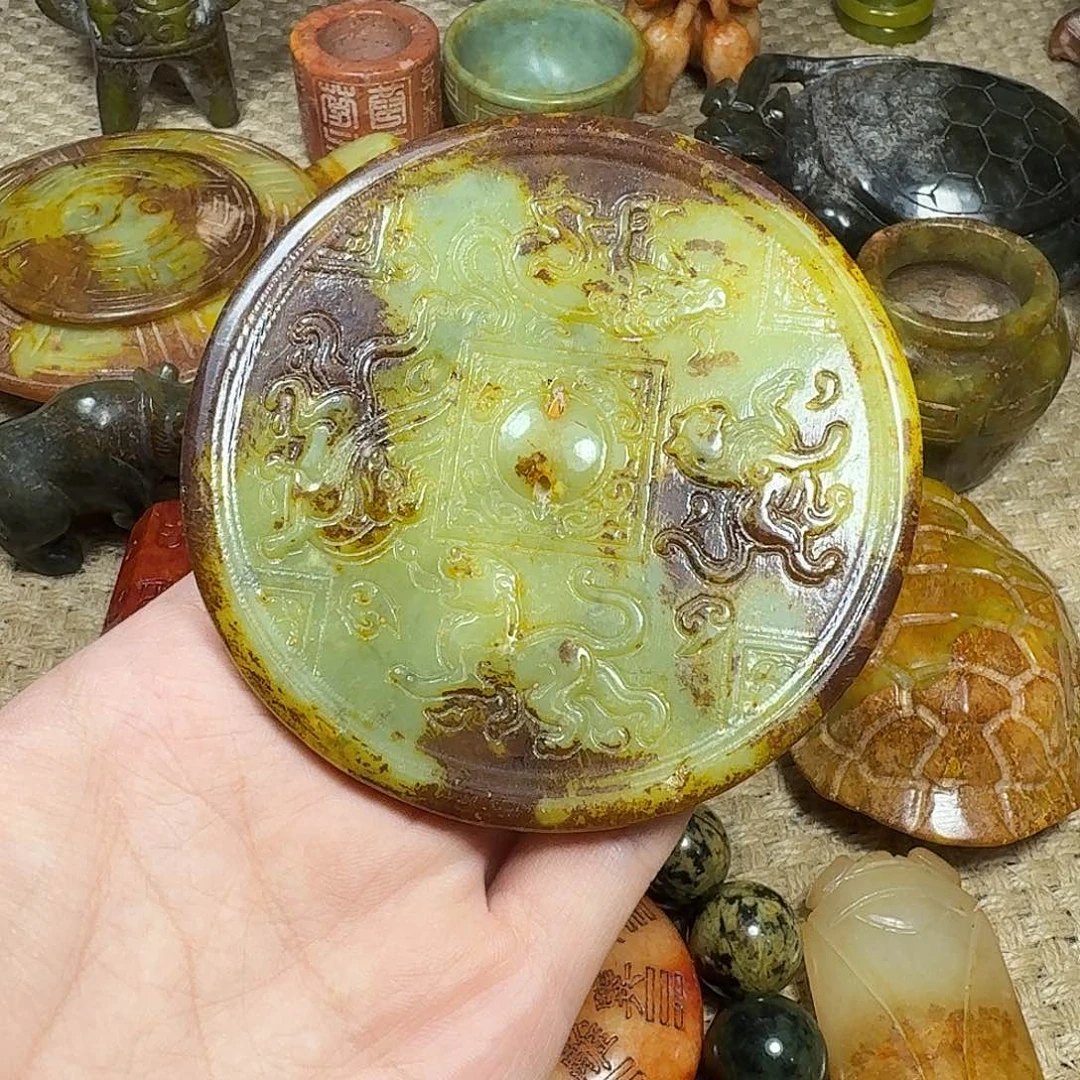 白玉菩提吊坠挂件