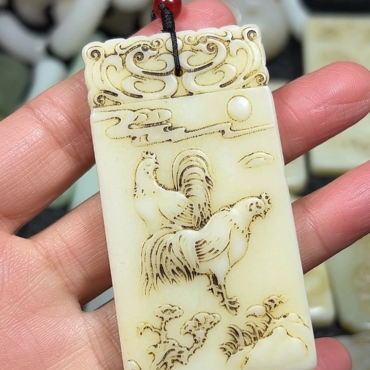 白玉菩提吊坠精选商品一物一图