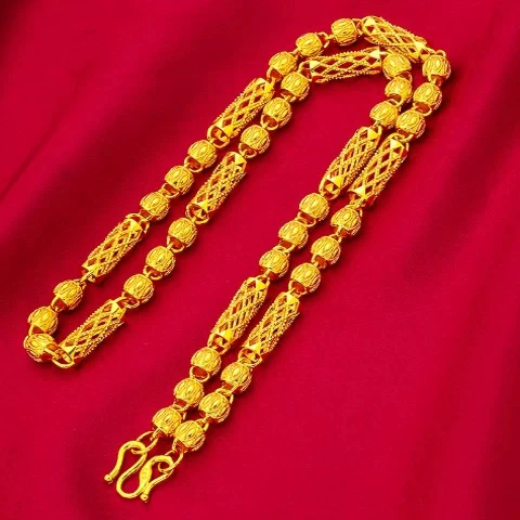 合金项链 【精工】镂空8N男款项链经典百搭时尚