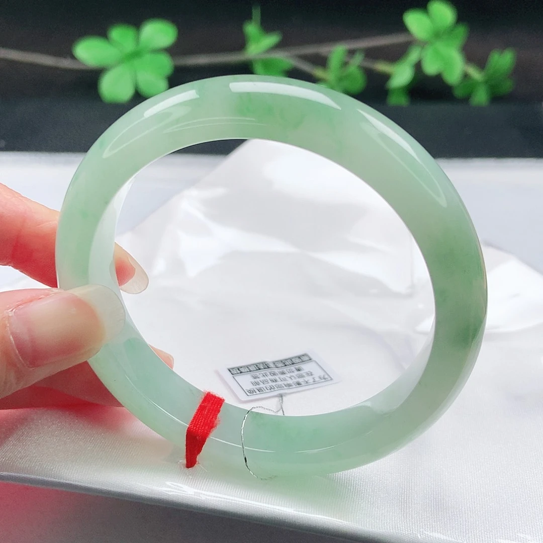 未镶嵌手镯翡翠58圈