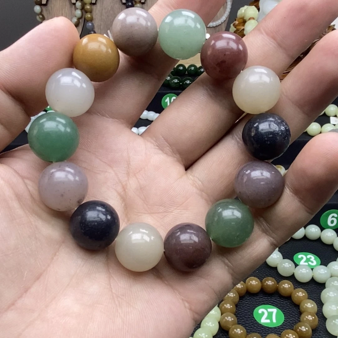 石英质玉手链未镶嵌卡16