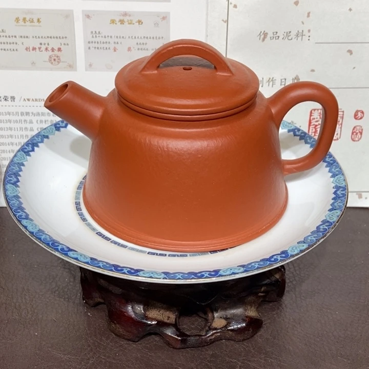 紫砂茶壶石开停徒弟赵庄泥容量240