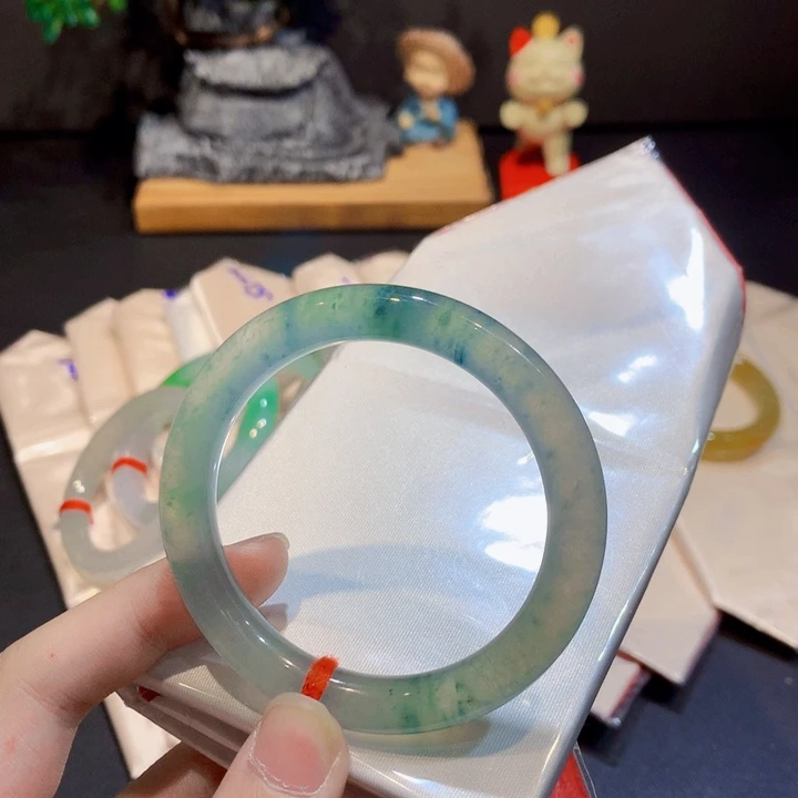 翡翠未镶嵌手镯翡翠手镯51圈口