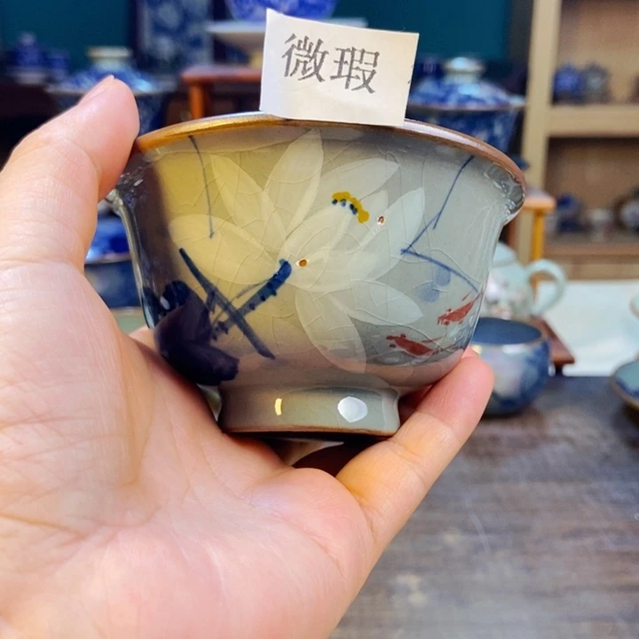 瓷片手工制作工艺精湛等