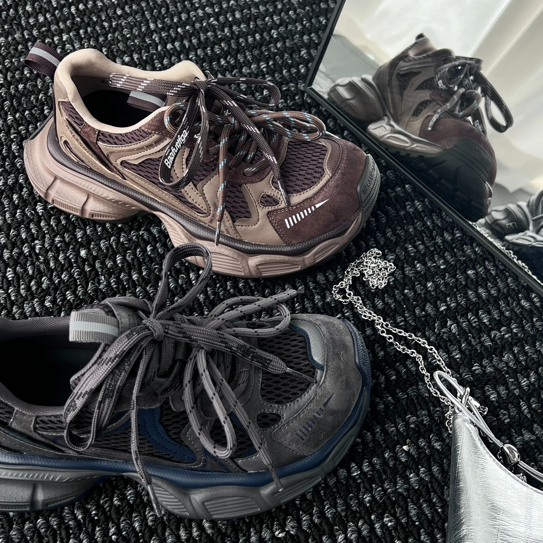 秋季小怪兽新款//卡其焦糖休闲小众复古洋气运动老爹女鞋老爹鞋