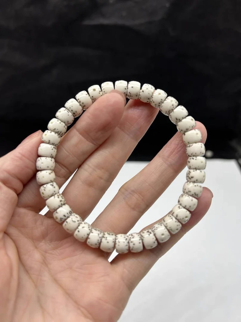 流行厚切海南毛感料原生态白同枝果5.5X8药片正月通体留白