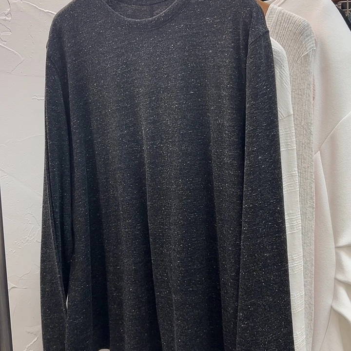 深圳南油 深灰色长袖T