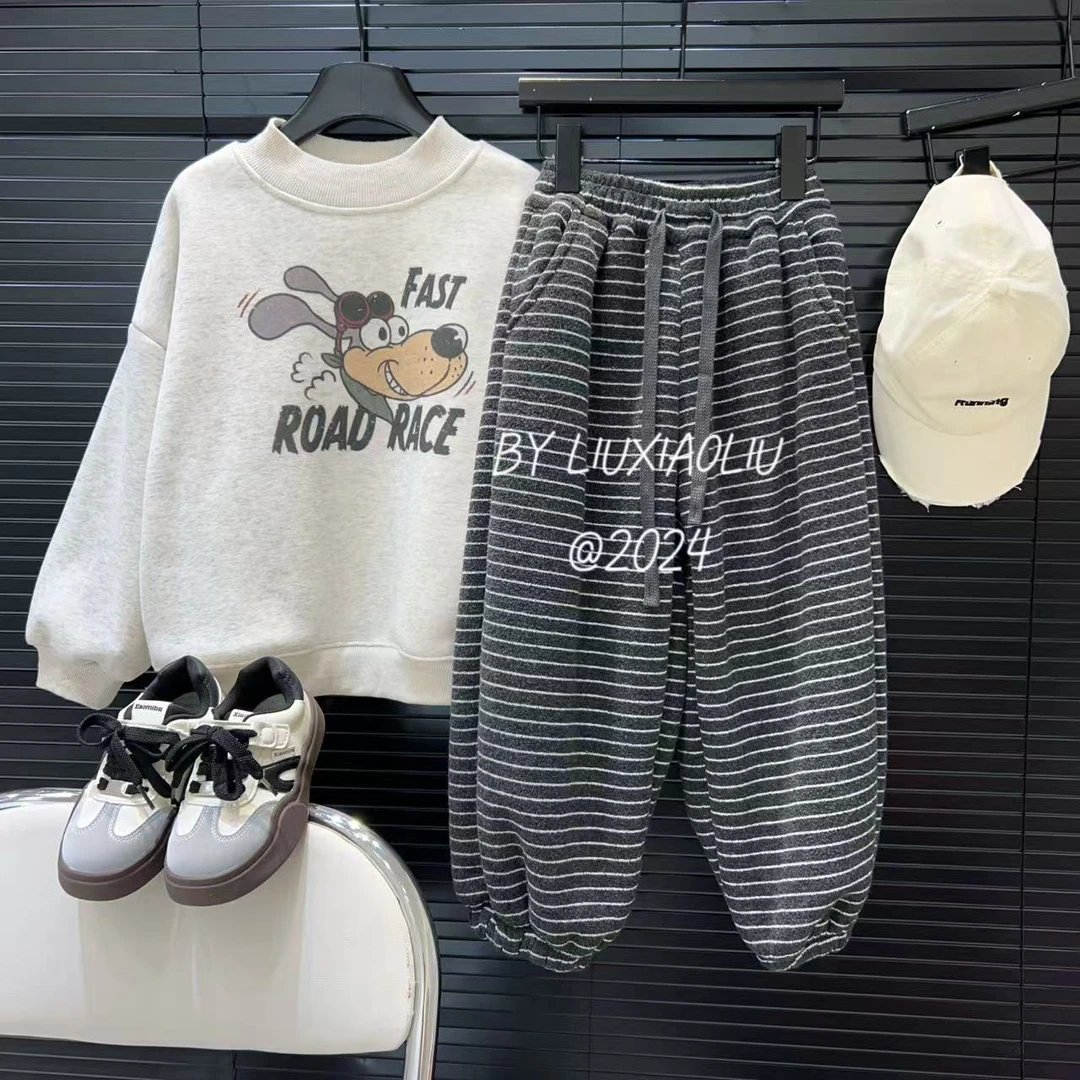 杭州六小六正版 BY LIUXIAOLIU冬季儿童加绒休闲裤12986