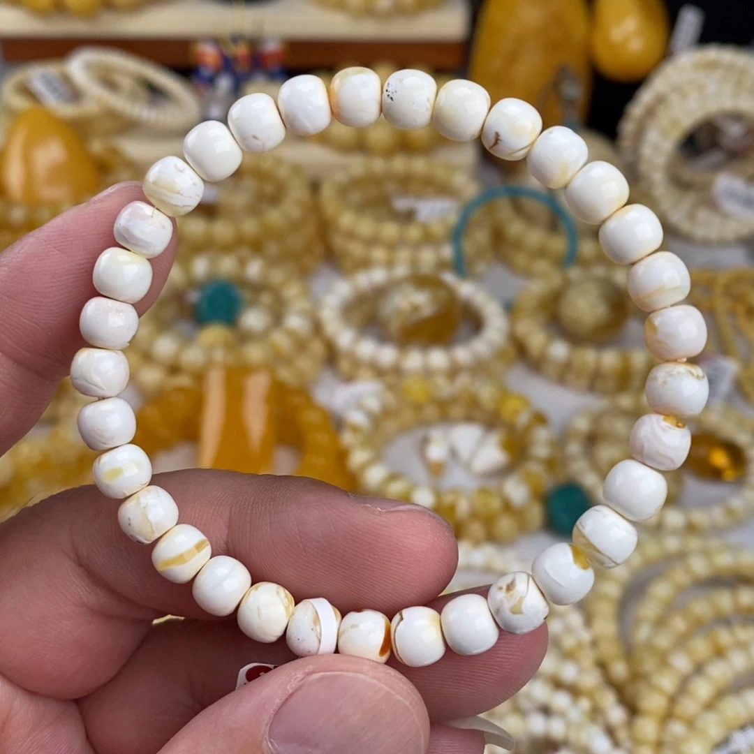 想***、未镶嵌蜜蜡手链手串5.55克