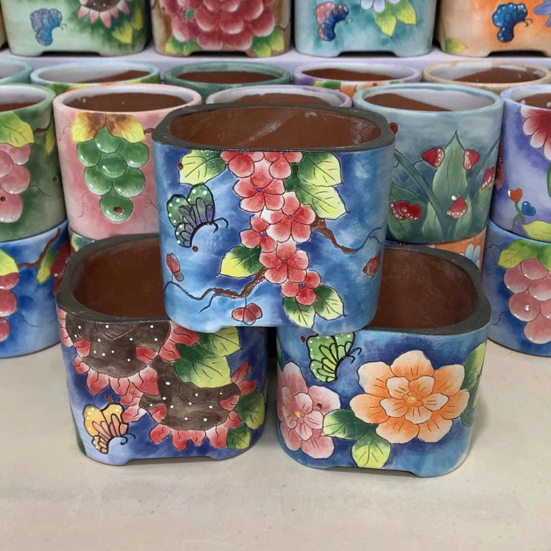 福利正品红陶花盆