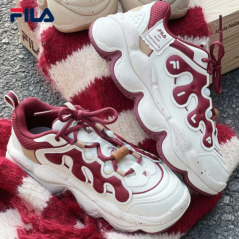 Fila/斐乐男女鞋【情侣豌豆鞋】春季新款休闲百搭老爹鞋轻便舒适