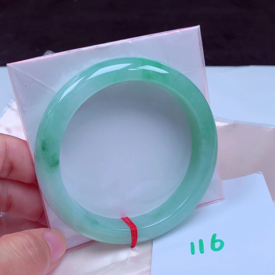 未镶嵌手镯翡翠缅甸天然A货翡翠手镯61