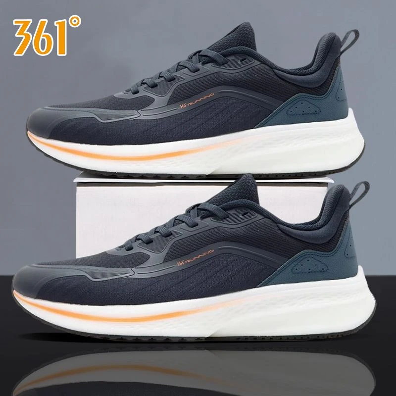 361男鞋秋季减震跑鞋361度软底舒适运动鞋2024新款轻便透气跑步鞋