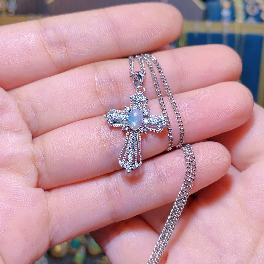 欧泊吊坠）银S925镶嵌F**l