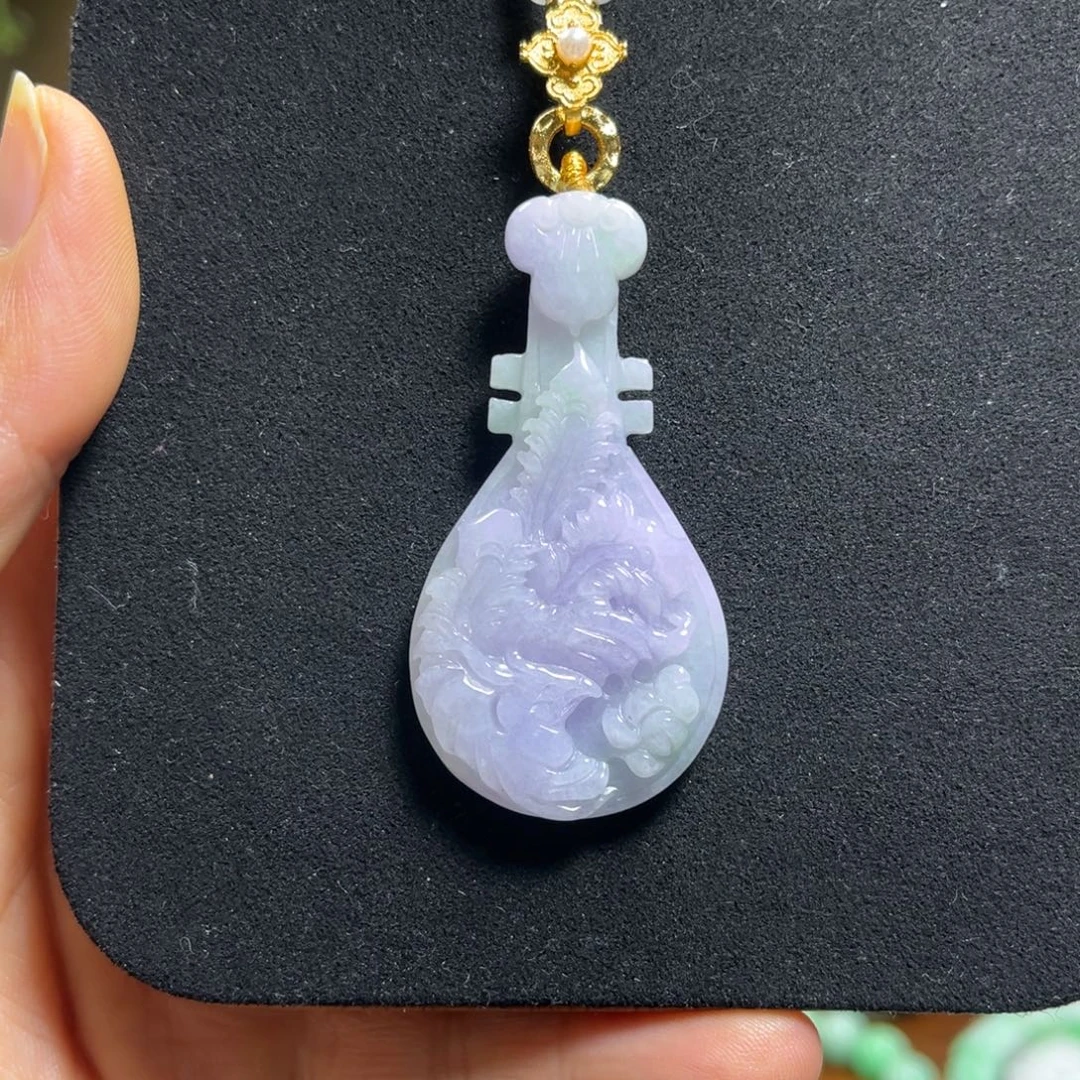 翡翠未镶嵌颈饰天然翡翠