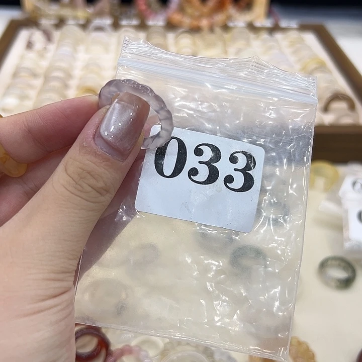 玛瑙/玉髓戒指合金33港15