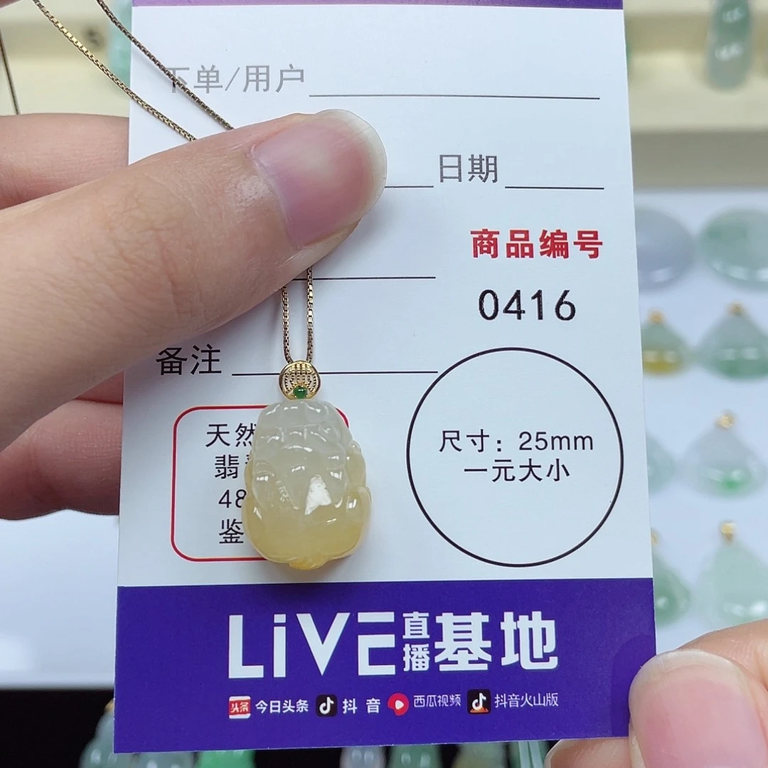 翡翠未镶嵌颈饰翡翠