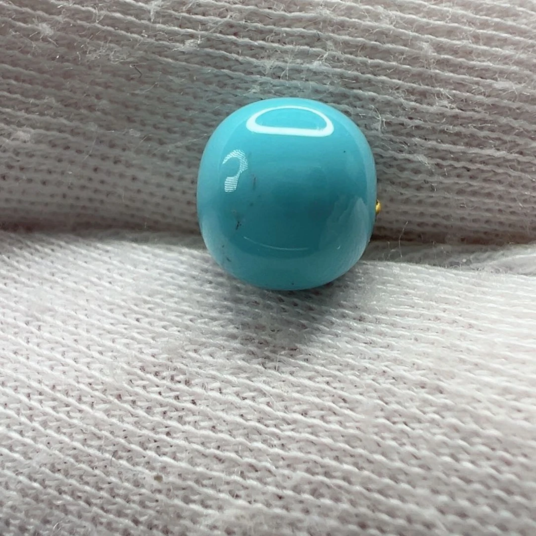 绿松石未镶嵌老型珠7.7