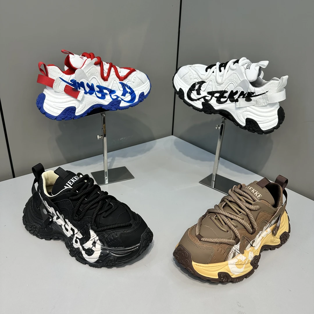 欧洲站潮牌男士秋季运动时尚青春小众百搭舒适潮流潮鞋（皮鞋尺码）