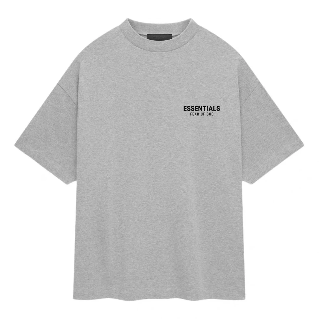 （顺丰包邮）ESS24 前后硅胶双排软印字母男女同款宽松休闲短袖