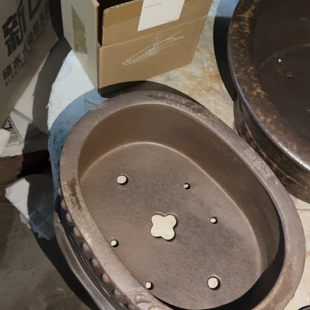 宣***务紫砂花盆紫砂花盆