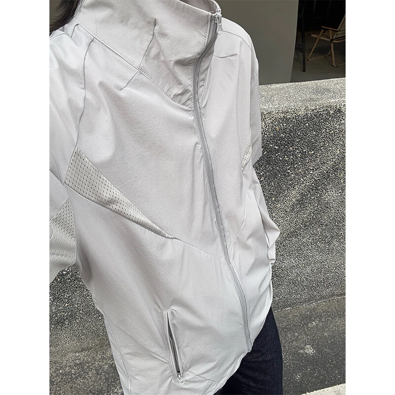 夏季薄款网眼速干防晒衣外套男款户外运动休闲潮牌防晒服冲锋衣
