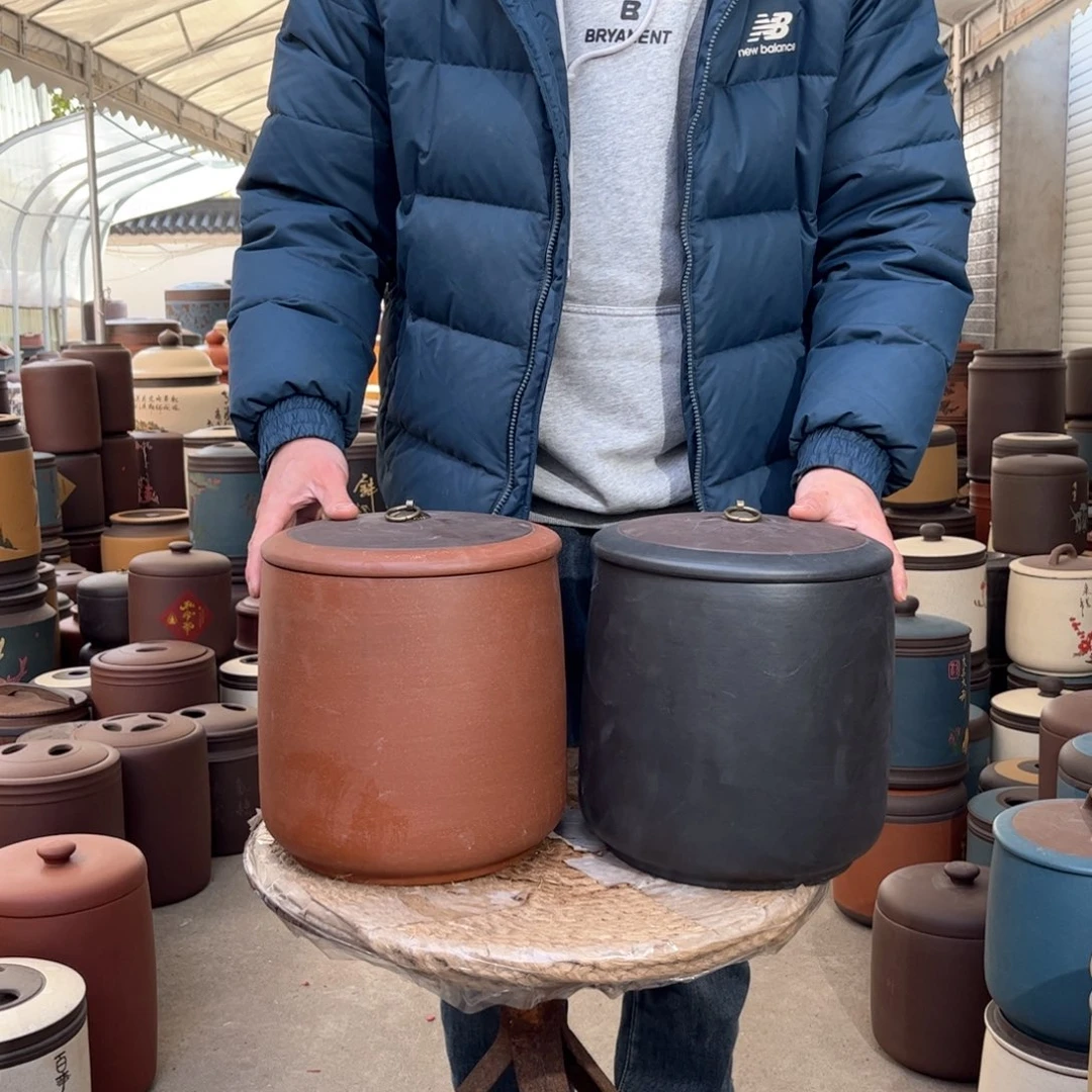 紫砂茶叶罐8 饼茶叶罐