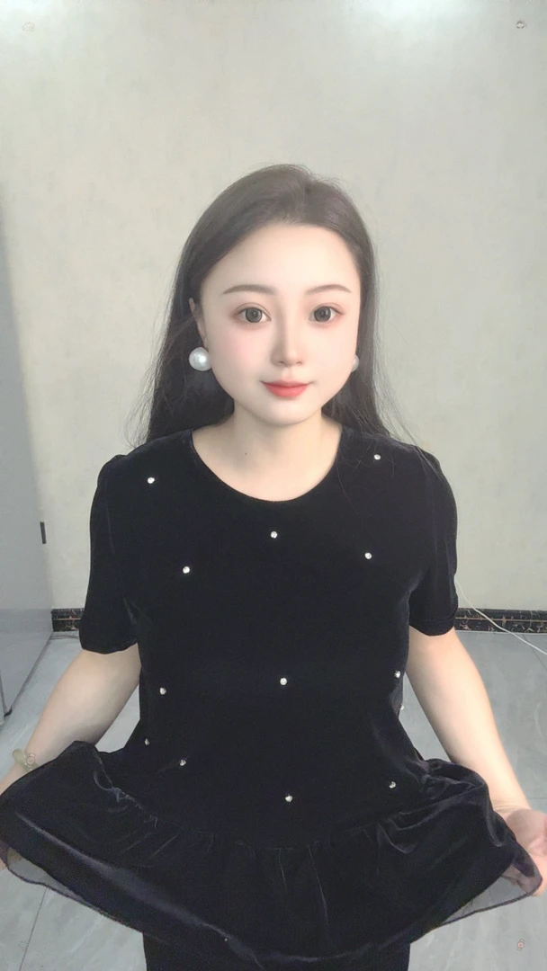 包袖法式时尚T恤洋气常规款少女风蝴蝶结
